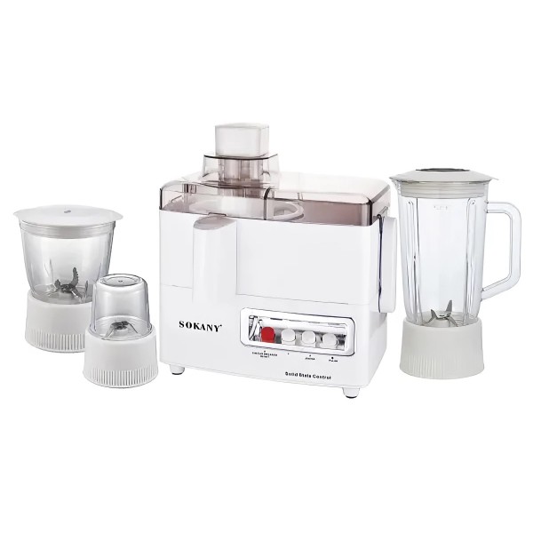 Фото - Кухонный комбайн Sokany SK-03029 с соковыжималкой 800 Вт White